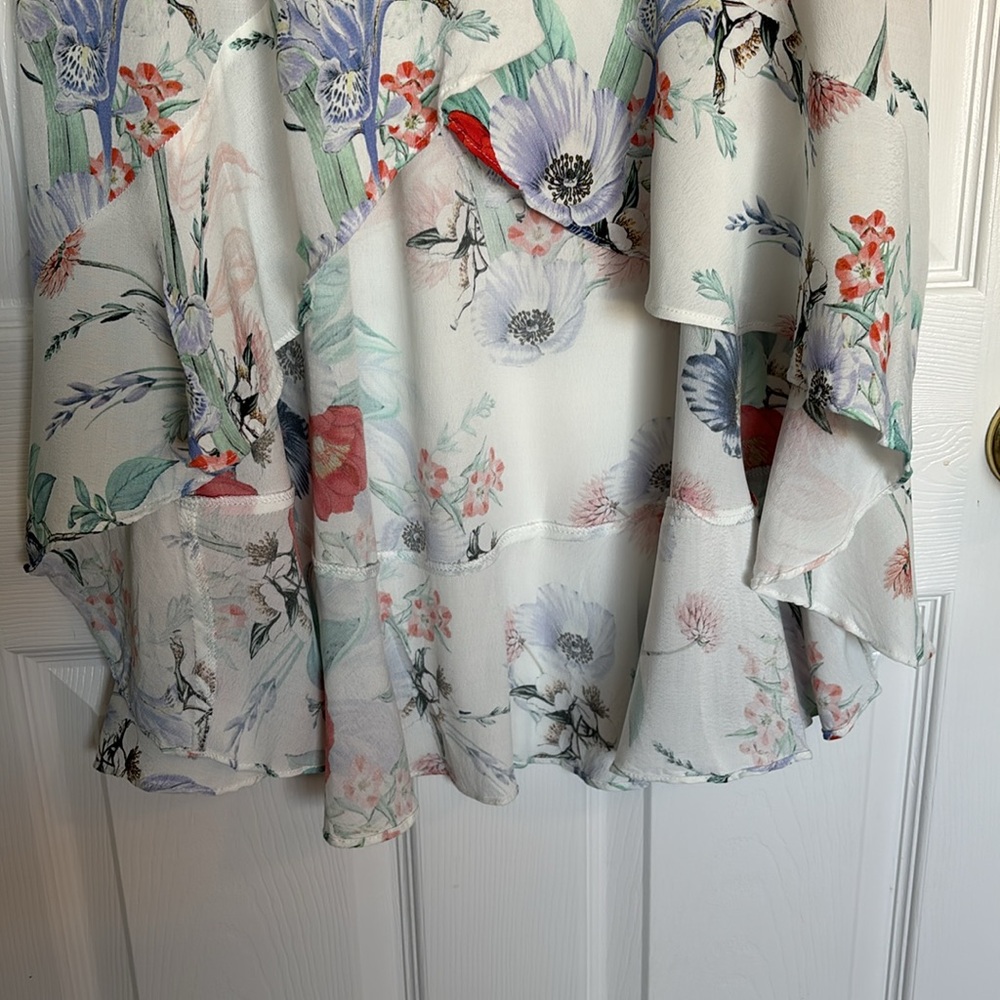 Ever New Melbourne floral high low ruffled skirt - Picture 6 of 10